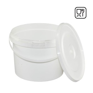 Pojemnik PP okrągły biały 3L