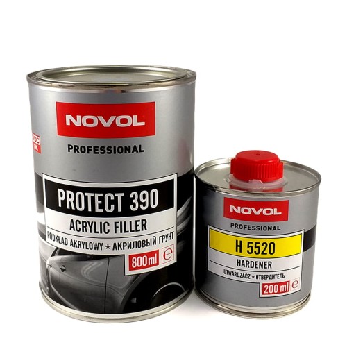 NOVOL PROTECT 390 Podkład akrylowy 800+200 ml kpl grubowarstwowy