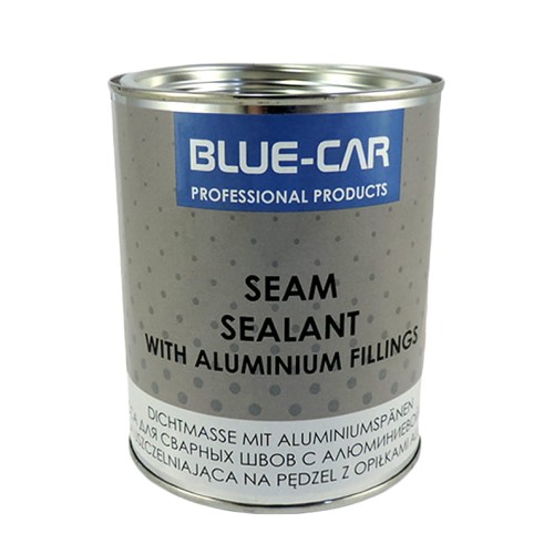 Masa uszczelniająca na pędzel z opiłkami aluminium - BLUE CAR - 1L