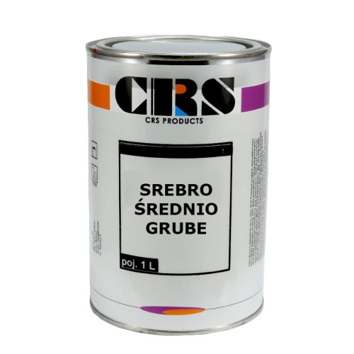 CRS Lakier Specjalny bazowy metaliczny 1K SREBRO ŚREDNIO GRUBE 1L baza srebrna felgi