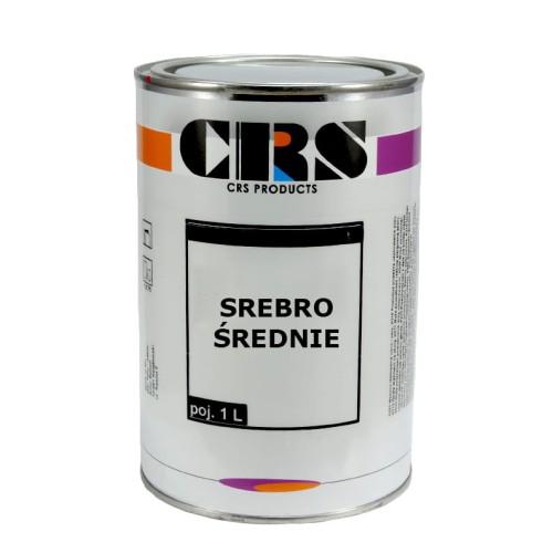 CRS Lakier Specjalny bazowy metaliczny SREBRO ŚREDNIE 1L baza srebrna na felgi
