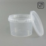 Pojemnik PP okrągły - transparentny 280ml