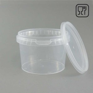 Pojemnik PP okrągły - transparentny 280ml