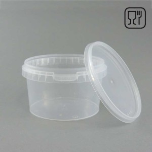 Pojemnik PP okrągły - transparentny 480ml