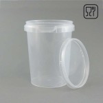 Pojemnik PP okrągły - transparentny 520ml