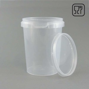 Pojemnik PP okrągły - transparentny 520ml