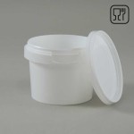 Pojemnik PP okrągły - biały 120ml