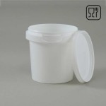 Pojemnik PP okrągły - biały 365ml