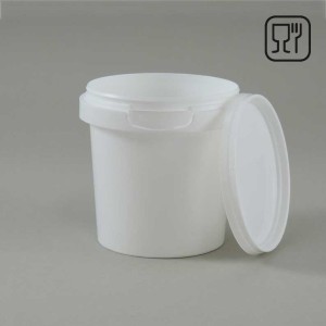 Pojemnik PP okrągły - biały 365ml