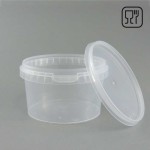 Pojemnik PP okrągły - transparentny 240ml