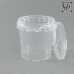 Pojemnik PP okrągły - transparentny 155ml