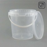 Pojemnik PP okrągły transparentny 1180ml