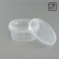 Pojemnik-transparentny-PP-z-pokrywką-i-plombą-80-ml plastikowy z atestem