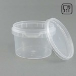 Pojemnik PP okrągły - transparentny 565ml