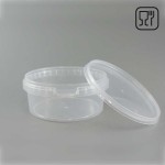 Pojemnik PP okrągły - transparentny 300ml