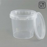 Pojemnik PP okrągły - transparentny 365ml