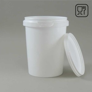 Pojemnik PP okrągły - biały 520ml