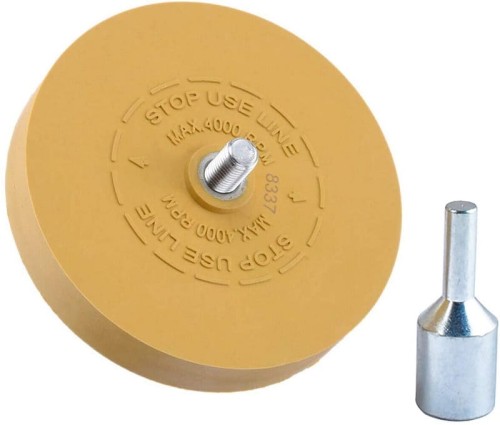 Krazek-do-usuwania-kleju-tasm-naklejek 85mm smart z adapterem
