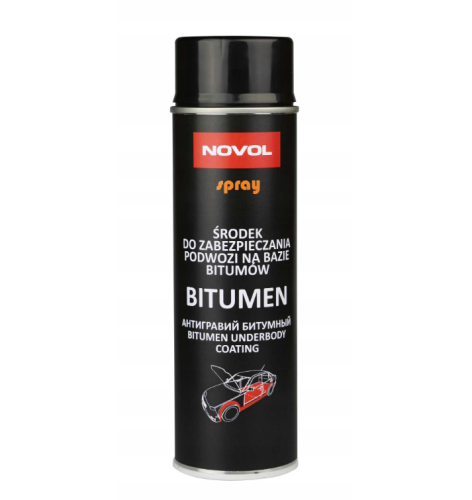 NOVOL BITUMEN SPRAY 500 ml środek do konserwacji podwozi zabezpieczania