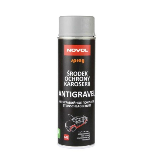 novol-antigravel-500ml-szary biały czarny środek ochrony karoserii baranek spray