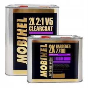 Lakier bezbarwny 2K 2:1 AS Helios MOBIHEL V5 7,5L kpl 