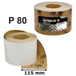 Papier ścierny  WHITE LINE INDASA 115mm P80