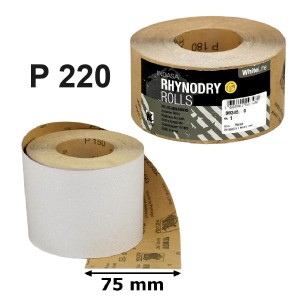 Papier ścierny WHITE LINE INDASA 75mm P220