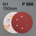 INDASA RED Krążek ścierny rzep 6H 150mm P800.jpg