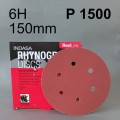INDASA RED Krążek dysk rzep 6H 150mm P1500 156322.jpg