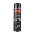Lakier akrylowy Czarny Połysk NOVOL 500ml spray