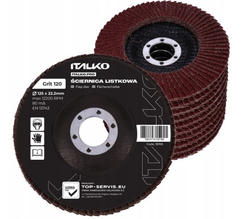 tarcza lamelkowa italko 125mm