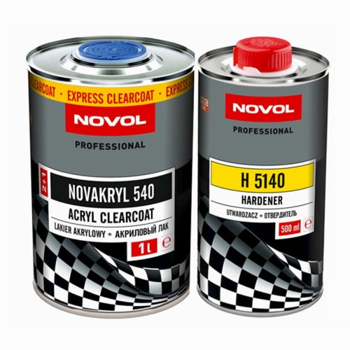 NOVOL Novakryl 540 Lakier akrylowy bezbarwny szybki 1L kpl.jpg