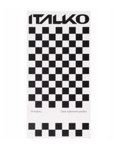 Test karta do natrysków próbnych - ITALKO - 160x80mm - kpl  50 szt.