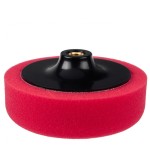 Gąbka polerska M14- 150mm - czerwona EKO - miękka