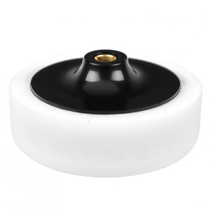 Gąbka polerska M14 - 150mm - biała EKO  średnio twarda