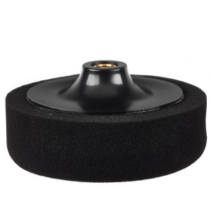 Gąbka polerska M14- 150mm - czarna EKO - miękka 