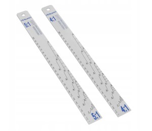 Listwa lakiernicza z podziałką 5:1 / 4:1 - ITALKO 35cm