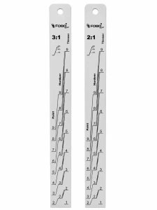 Listwa lakiernicza z podziałką 2:1 / 3:1 - FOBO 35cm