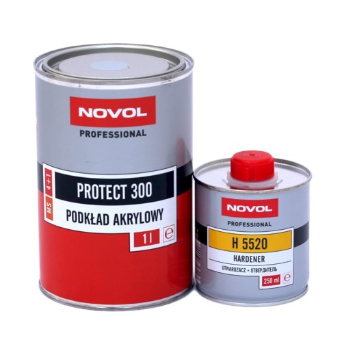 Podkład akrylowy 4:1 MS Protect 300 NOVOL z utwardzaczem szary