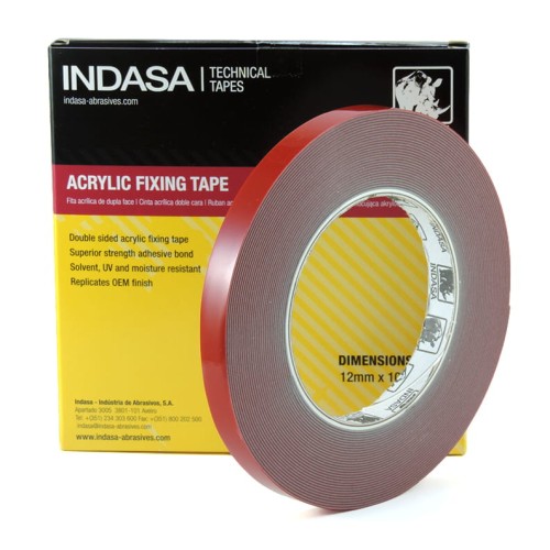 INDASA Acrylic Fixing Tape 3M 80318 566275 Taśma mocująca akrylowa dwustronna Technical Tapes 6 mm