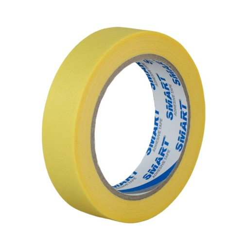 SMART 80C Automotive Masking Tape taśma lakiernicza papierowa 25mm żółta