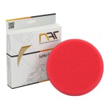 Gąbka polerska na rzep 150mm - NAT - czerwona średnio miękka