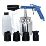 Pistolet do piaskowania z odzyskiem ITALKO 4 dysze + piasek