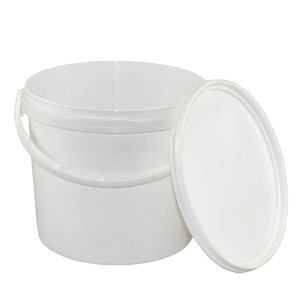 Pojemnik PP okrągły - biały 10L