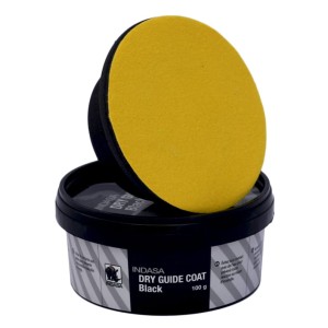 Puder kontrolny z aplikatorem - Dry Guide Coat - INDASA - 100g - czarny