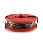 Drut stalowy do wycinania szyb - kwadratowy - srebrny - 22,5m