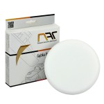 Gąbka polerska na rzep 150mm - NAT - biała bardzo twarda