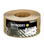 Papier ścierny na sucho WHITE LINE - INDASA - 75mm x 50m rolki na rzep